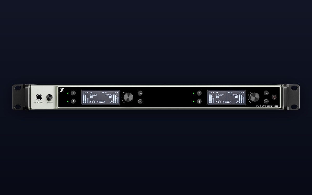 Sennheiser EW-DX EM 4 Dante four-channel receiver
